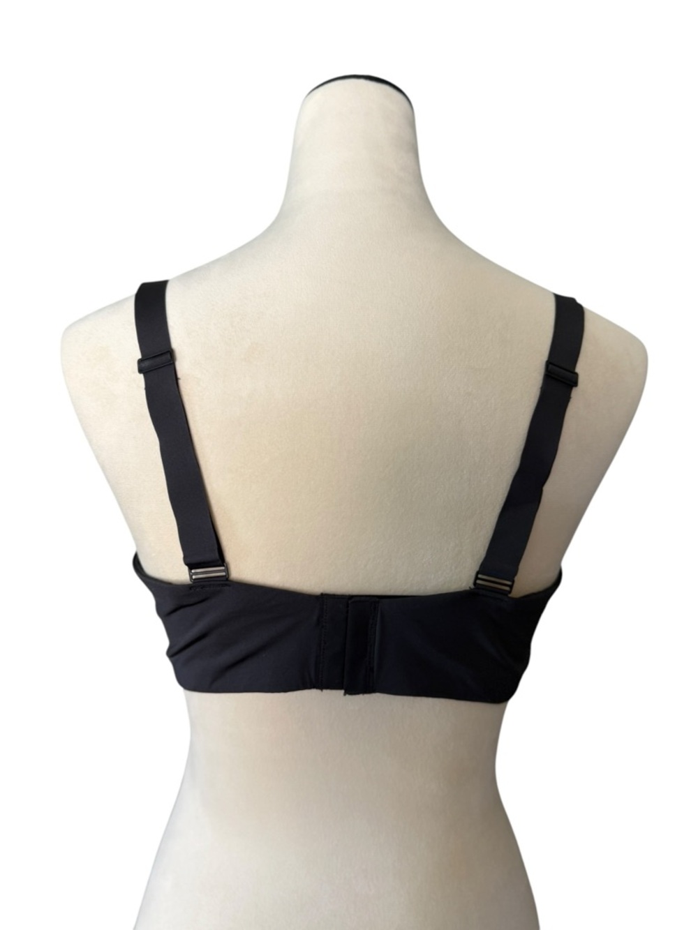 SKIMS Unlined Demi Bra Black Sheer Underwire Support Bra Black 40DD - Picture 2 of 8